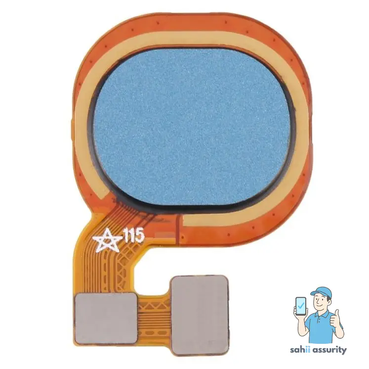 Fingerprint Sensor with Flex Cable for Infinix Hot 10 Play Blue